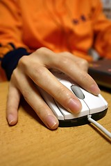 Image showing Clicking Computer Mouse