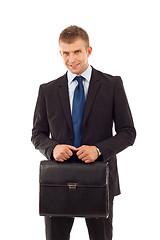 Image showing businessman with briefcase 