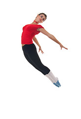 Image showing modern style dancer is posing 