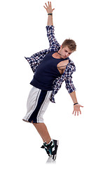 Image showing tip toe dancer posing