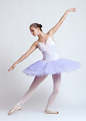 Image showing ballerina in purple tutu 