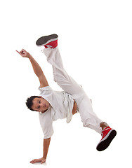 Image showing hip hop style dancer posing