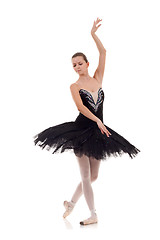 Image showing ballerina wearing black tutu