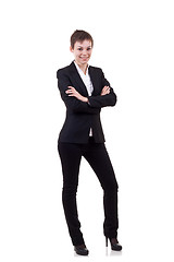 Image showing business woman with look of success 