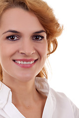 Image showing beautiful business woman's face 