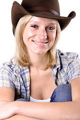 Image showing pretty western woman