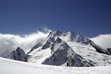 Image showing View from the ski slope