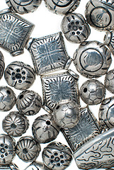 Image showing silver beads