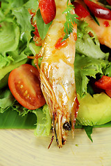 Image showing Asian Chilli Shrimps