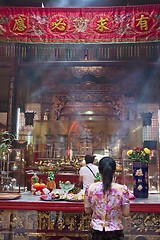 Image showing Asian Woman Praying