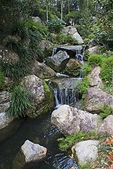 Image showing Artificial Waterfall