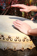 Image showing Chinese drum 