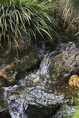 Image showing Manmade Waterfall