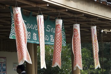 Image showing Japanese paper fish