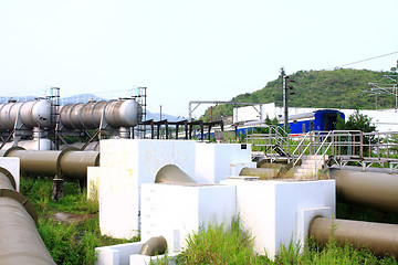 Image showing Oil and Gas Industry at outdoor 