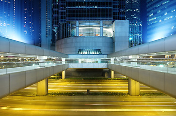 Image showing modern building at night