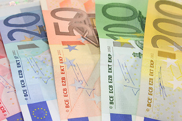 Image showing Euro notes