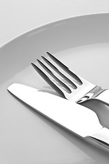 Image showing fork and knife