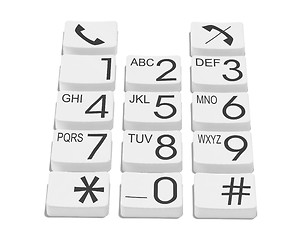 Image showing Phone buttons 