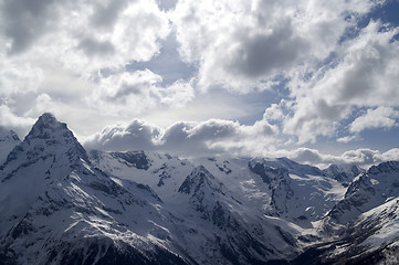 Image showing Evening Mountains