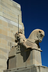 Image showing memorial to george