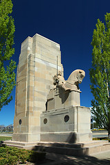 Image showing memorial to george