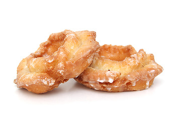 Image showing Two donuts