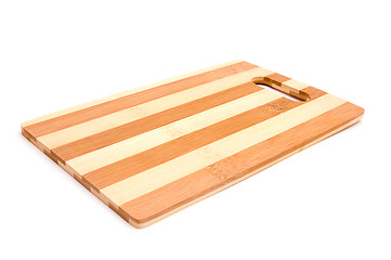 Image showing Wooden kitchen board