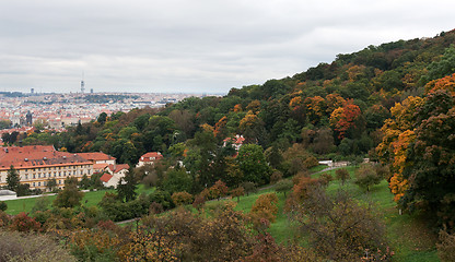 Image showing View of Prague from the top