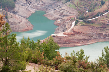 Image showing Views of the azure lake