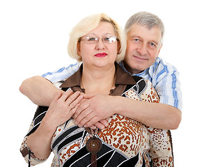 Image showing portrait of an elderly couple