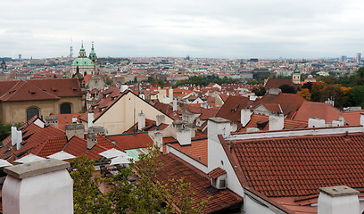 Image showing View of Prague from the top