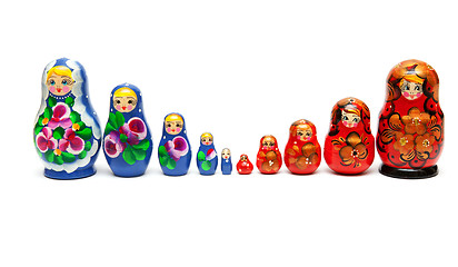 Image showing Russian nesting dolls