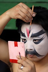 Image showing Opera performer in makeup.