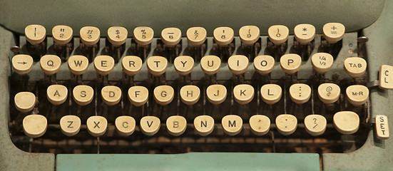 Image showing Vintage typewriter