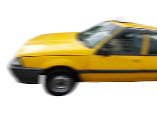 Image showing Yellow cab