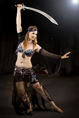 Image showing oriental dancer woman