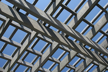 Image showing Wooden Sky