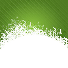 Image showing Christmas blue Background . Vector illustration