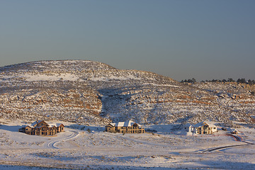 Image showing new luxury family houses in Colorado Front Range 