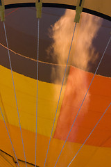 Image showing inside hot air balloon