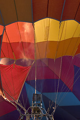 Image showing gas burners of hot air ballon