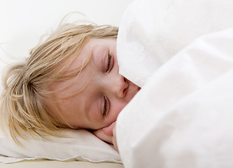 Image showing Sleeping boy