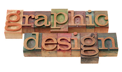 Image showing graphic design in letterpress type