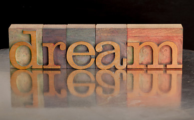 Image showing dream word abstract