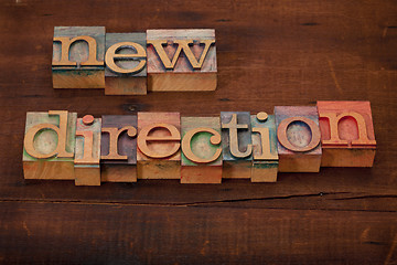 Image showing new direction concept