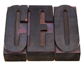 Image showing chief executive officer (CEO) acronym