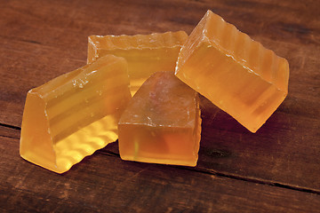 Image showing handcrafted lemongrass  soap