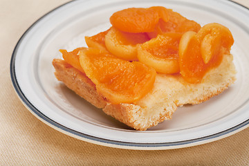 Image showing homemade apricot pie