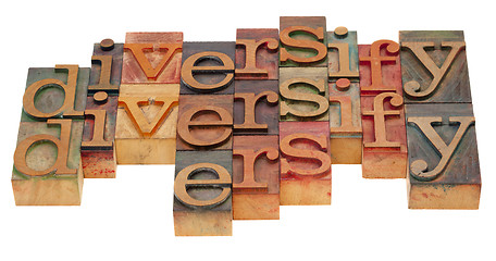 Image showing diversify word abstract